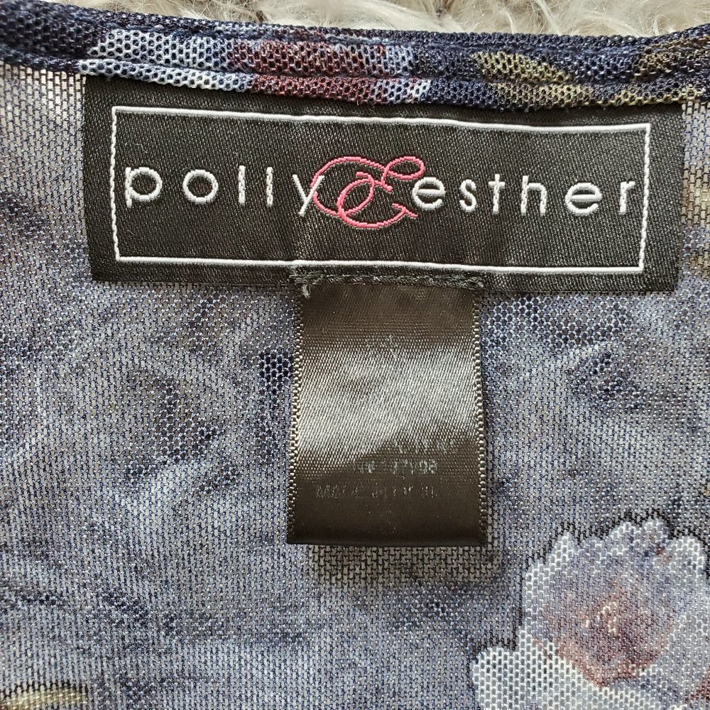 *HP* Polly & Esther Floral Sheer (with Slip) Dress - Picture 5 of 5